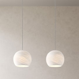 Creative Cables - Κρεμαστό Φωτιστικό 2φωτο Με Ορθογώνια Ροζέτα Rose One Και Καπέλα Dome XS Creative Cables - Κρεμαστό Φωτιστικό 2φωτο Με Ορθογώνια Ροζέτα Rose One Και Καπέλα Dome XS