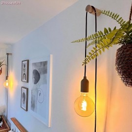 Creative Cables - Καλωδίωση Snake Με Ξύλινο Ντουί Και Ξύλινο Στήριγμα Καλωδίου Rolé