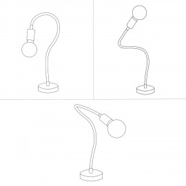 Creative Cables - Επιτραπέζιο Φωτιστικό Flex Για Διάχυτο Φως