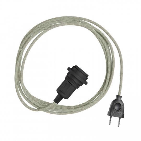 Creative Cables - Καλωδίωση Snake Για Καπέλο Με Υφασμάτινο Καλώδιο Ψαροκόκκαλο