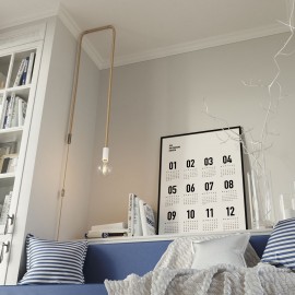 Creative Cables - Καλωδίωση SnakeBis Με Ξύλινο Ντουί Και Καλώδιο Σχοινί 2XL