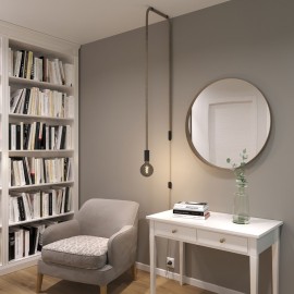 Creative Cables - Καλωδίωση SnakeBis Με Ξύλινο Ντουί Και Καλώδιο Σχοινί 2XL