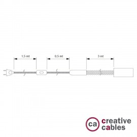 Creative Cables - Καλωδίωση SnakeBis Με Ξύλινο Ντουί Και Καλώδιο Σχοινί 2XL