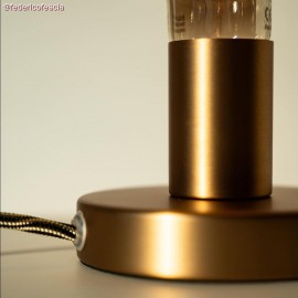 Creative Cables - Επιτραπέζιο Μεταλλικό Φωτιστικό Posaluce Για Κομοδίνο