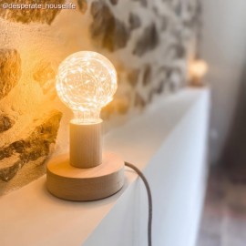 Creative Cables - Επιτραπέζιο Ξύλινο Φωτιστικό Posaluce Milleluci Creative Cables - Επιτραπέζιο Ξύλινο Φωτιστικό Posaluce Milleluci