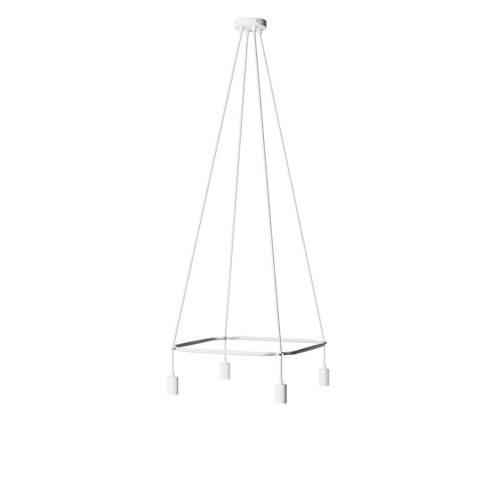 Creative Cables - Τετράγωνος 4φωτος Πολυέλαιος Cage Globe Creative Cables - Τετράγωνος 4φωτος Πολυέλαιος Cage Globe