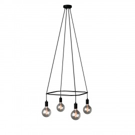 Creative Cables - Τετράγωνος 4φωτος Πολυέλαιος Cage Globe Creative Cables - Τετράγωνος 4φωτος Πολυέλαιος Cage Globe