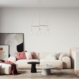 Creative Cables - Τετράγωνος 4φωτος Πολυέλαιος Cage Globe Creative Cables - Τετράγωνος 4φωτος Πολυέλαιος Cage Globe
