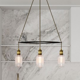 Creative cables - Τετράγωνος 4φωτος πολυέλαιος Cage Crystal Creative cables - Τετράγωνος 4φωτος πολυέλαιος Cage Crystal