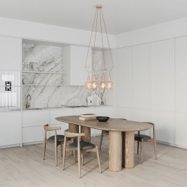 Creative Cables - 4φωτος Πολυέλαιος Με Διπλό Cage Bumped