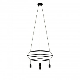 Creative Cables - 4φωτος Πολυέλαιος Με Τριπλό Cage Rodi