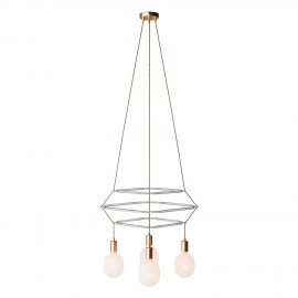 Creative Cables - 4φωτος Πολυέλαιος Με Τριπλό Cage Rodi