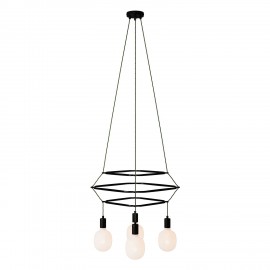 Creative Cables - 4φωτος Πολυέλαιος Με Τριπλό Cage Rodi