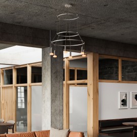 Creative Cables - 6φωτος Πολυέλαιος Με Τριπλό Cage P-Light Dash