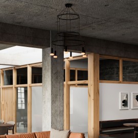 Creative Cables - 6φωτος Πολυέλαιος Με Τριπλό Cage P-Light Dash