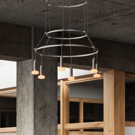 Creative Cables - 6φωτος Πολυέλαιος Με Τριπλό Cage P-Light Dash