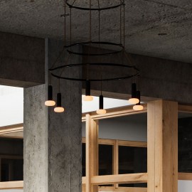 Creative Cables - 6φωτος Πολυέλαιος Με Τριπλό Cage P-Light Dash