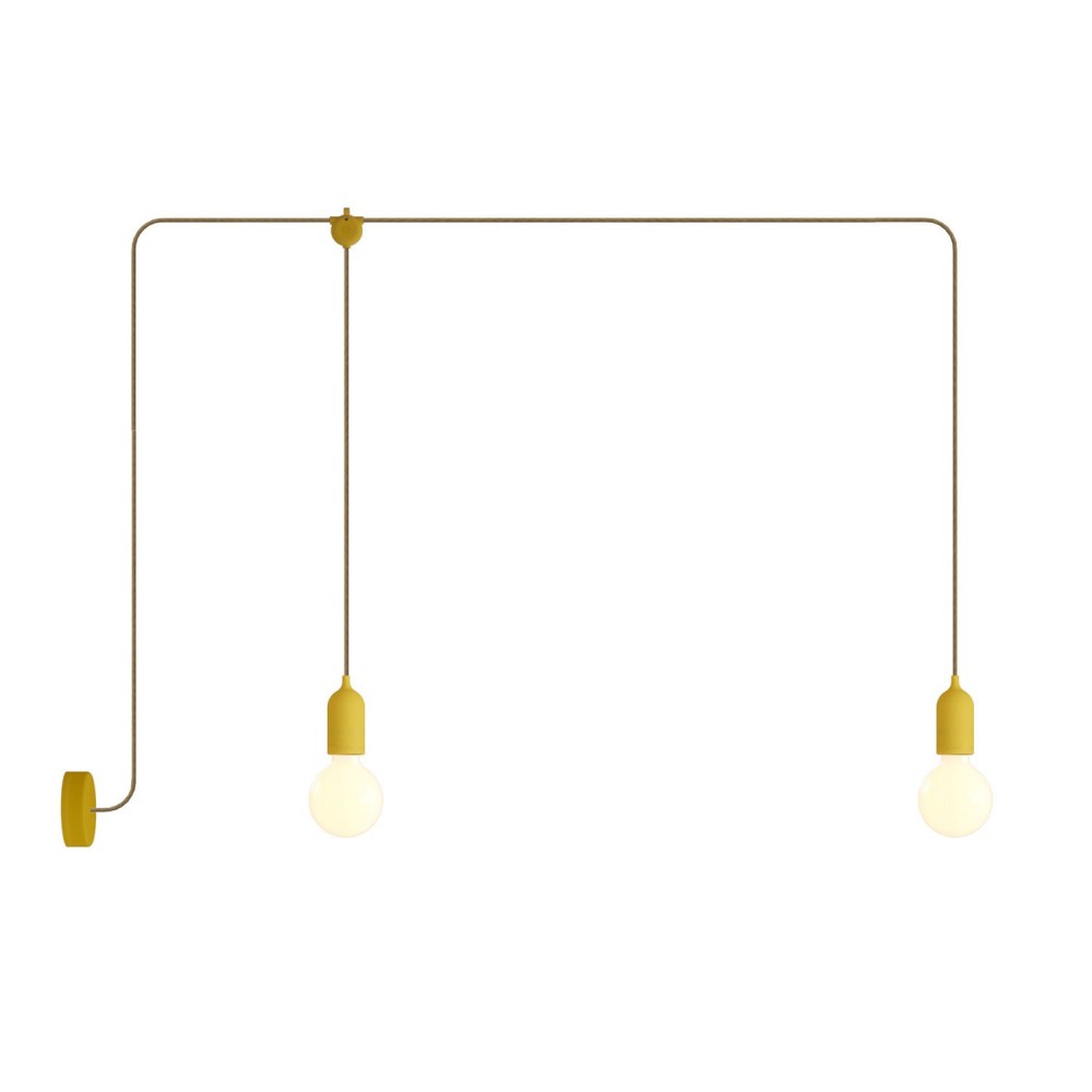 Creative Cables - Κρεμαστό φωτιστικό Εξωτερικού Χώρου Με 2 Λάμπες F-Snake EIVA