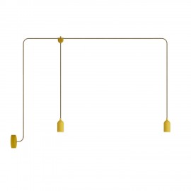 Creative Cables - Κρεμαστό φωτιστικό Εξωτερικού Χώρου Με 2 Λάμπες F-Snake EIVA