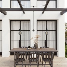 Creative Cables - Κρεμαστό Φωτιστικό Εξωτερικού Χώρου Με 2 Λάμπες T-Snake EIVA