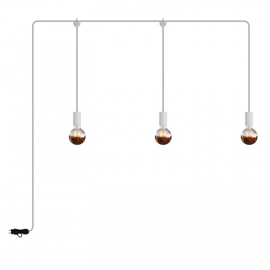 Creative Cables - Κρεμαστό Φωτιστικό Εξωτερικού Χώρου E-Snake EIVA 3-φωτο IP65