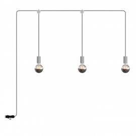 Creative Cables - Κρεμαστό Φωτιστικό Εξωτερικού Χώρου E-Snake EIVA 3-φωτο IP65