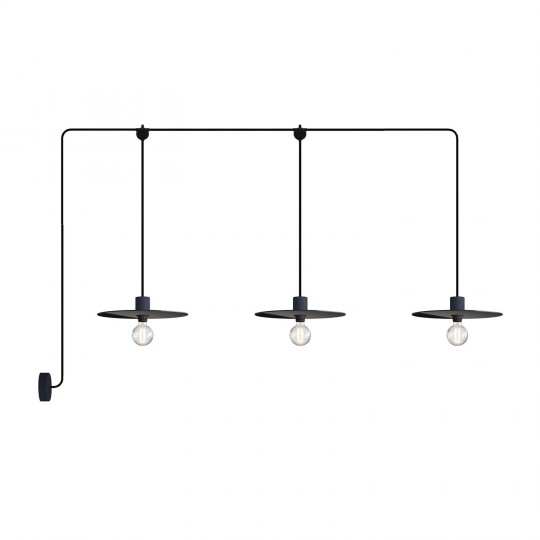 Creative Cables - Στεγανό Φωτιστικό Εξωτερικού Χώρου με 3 καπέλα IP65 Ε-Snake