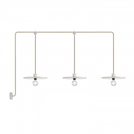 Creative Cables - Στεγανό Φωτιστικό Εξωτερικού Χώρου με 3 καπέλα IP65 Ε-Snake