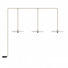 Creative Cables - Κρεμαστό φωτιστικό Εξωτερικού Χώρου E-Snake EIVA 3-φωτο IP65 Με Καπέλα Creative Cables - Κρεμαστό φωτιστικό Εξωτερικού Χώρου E-Snake EIVA 3-φωτο IP65 Με Καπέλα