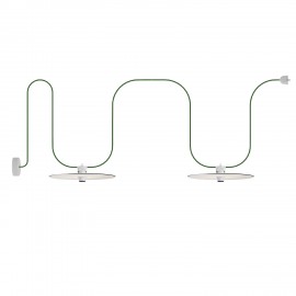 Creative Cables - Γιρλάντα Εξωτερικού Χώρου EIVA Με 2 Καπέλα Φωτιστικού