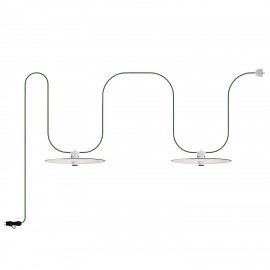 Creative Cables - Γιρλάντα Εξωτερικού Χώρου EIVA Με 2 Καπέλα Φωτιστικού