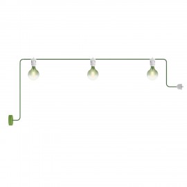 Creative Cables - Γιρλάντα Εξωτερικού Χώρου EIVA Με 3 Λάμπες & Ροζέτα Creative Cables - Γιρλάντα Εξωτερικού Χώρου EIVA Με 3 Λάμπες & Ροζέτα