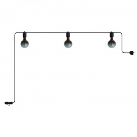 Γιρλάντα Εξωτερικού Χώρου EIVA Με 3 Λάμπες Και Φις Γιρλάντα Εξωτερικού Χώρου EIVA Με 3 Λάμπες Και Φις