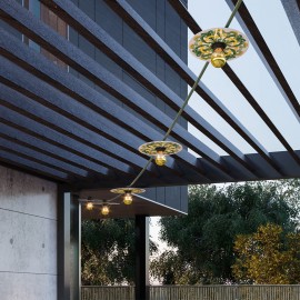 Creative Cables - Έτοιμη Γιρλάντα Lumet Maioliche 7,5m Υφασμάτινο Καλώδιο Πλακέ Με 5 Λάμπες Creative Cables - Έτοιμη Γιρλάντα Lumet Maioliche 7,5m Υφασμάτινο Καλώδιο Πλακέ Με 5 Λάμπες