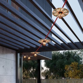 Creative Cables - Έτοιμη Γιρλάντα Lumet Maioliche 7,5m Υφασμάτινο Καλώδιο Πλακέ Με 5 Λάμπες Creative Cables - Έτοιμη Γιρλάντα Lumet Maioliche 7,5m Υφασμάτινο Καλώδιο Πλακέ Με 5 Λάμπες