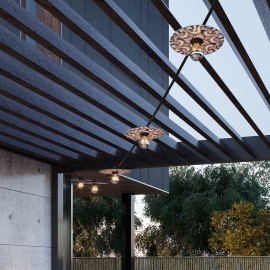 Creative Cables - Έτοιμη Γιρλάντα Lumet Maioliche 7,5m Υφασμάτινο Καλώδιο Πλακέ Με 5 Λάμπες Creative Cables - Έτοιμη Γιρλάντα Lumet Maioliche 7,5m Υφασμάτινο Καλώδιο Πλακέ Με 5 Λάμπες