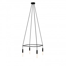 Creative Cables - Τετράγωνος 4φωτος πολυέλαιος Cage P-Light Creative Cables - Τετράγωνος 4φωτος πολυέλαιος Cage P-Light