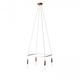 Creative Cables - Τετράγωνος 4φωτος πολυέλαιος Cage P-Light Creative Cables - Τετράγωνος 4φωτος πολυέλαιος Cage P-Light