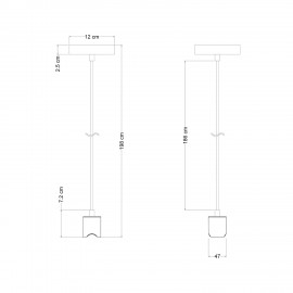 Creative Cables - Κρεμαστό Γραμμικό Φωτιστικό Esse14 Με Ντουί S14d Creative Cables - Κρεμαστό Γραμμικό Φωτιστικό Esse14 Με Ντουί S14d