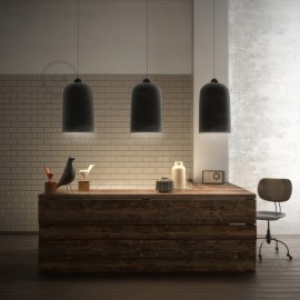 Creative Cables - Κρεμαστό Φωτιστικό Με Κεραμική Καμπάνα Bell XL