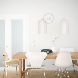 Creative Cables - Κρεμαστό Φωτιστικό Με Κεραμική Καμπάνα Bell XL