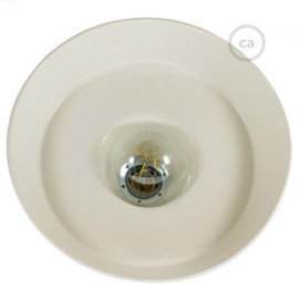 Creative Cables - Κρεμαστό Vintage Φωτιστικό Με Κεραμική Industrial Καμπάνα