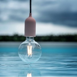 Creative Cables - Κρεμαστό Φωτιστικό Εξωτερικού Χώρου EIVA PASTEL Με 1,5m Υφασμάτινο Καλώδιο