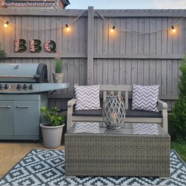 Creative Cables - Έτοιμη Γιρλάντα Lumet 7,5m Υφασμάτινο Καλώδιο Πλακέ Με 5 Μαύρα Ντουί