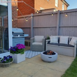 Creative Cables - Έτοιμη Γιρλάντα Lumet 12,5m Υφασμάτινο Καλώδιο Πλακέ Με 10 Μαύρα Ντουί