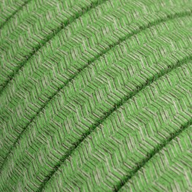 Creative Cables - Έτοιμη Γιρλάντα Lumet 12,5m Υφασμάτινο Καλώδιο Πλακέ Με 10 Λευκά Ντουί