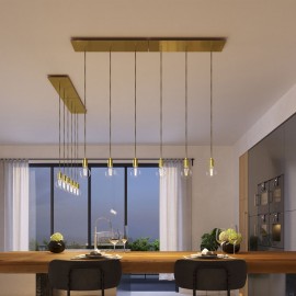 Creative Cables - Μοντέρνο Κρεμαστό Φωτιστικό 3φωτο Με Ορθογώνια Rοζέτα Μεταλλικά Στοιχεία