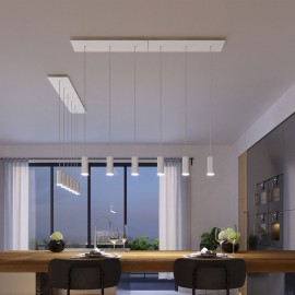 Creative Cables - Κρεμαστό Φωτιστικό 3φωτο Με Ορθογώνια Ροζέτα Και Μεταλλικά Σποτ Tub-E14