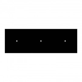 Creative Cables - Κρεμαστό Φωτιστικό 3φωτο Με Ορθογώνια Ροζέτα Και Μεταλλικά Σποτ Tub-E14