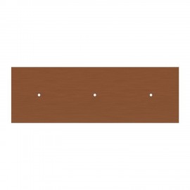 Creative Cables - Κρεμαστό Φωτιστικό 3φωτο Με Ορθογώνια Ροζέτα Και Μεταλλικά Σποτ Tub-E14